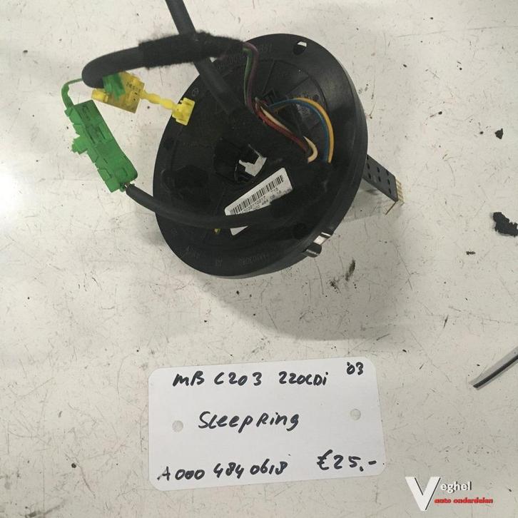 Mercedes C203 220cdi 2003 sedan Sleepring A 000 484 0618, Auto-onderdelen, Dashboard en Schakelaars, Gebruikt, Ophalen of Verzenden