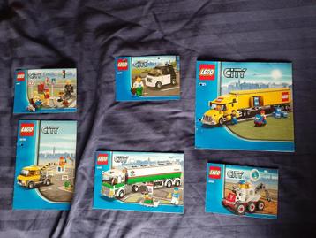 Lego bouwbeschrijvingen City 110 stuks nette gebruikte staat