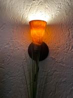 GEZOCHT:Mooie Wandlamp albasten, Ophalen of Verzenden, Zo goed als nieuw, Glas