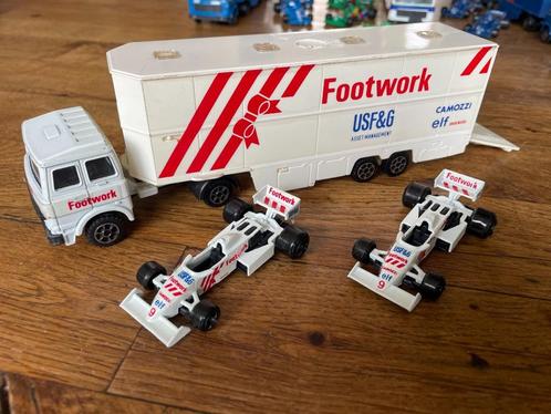 Fiat 170N Formule 1 transporter Footwork, Hobby en Vrije tijd, Modelauto's | Overige schalen, Nieuw, Bus of Vrachtwagen, Ophalen of Verzenden