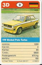 F27 autokaartje vw bickel polo turbo ( 3d ), Ophalen of Verzenden, Zo goed als nieuw, Auto's