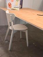 2 Wit geverfde ikea stoeltjes, Ophalen, Gebruikt, Wit, Twee