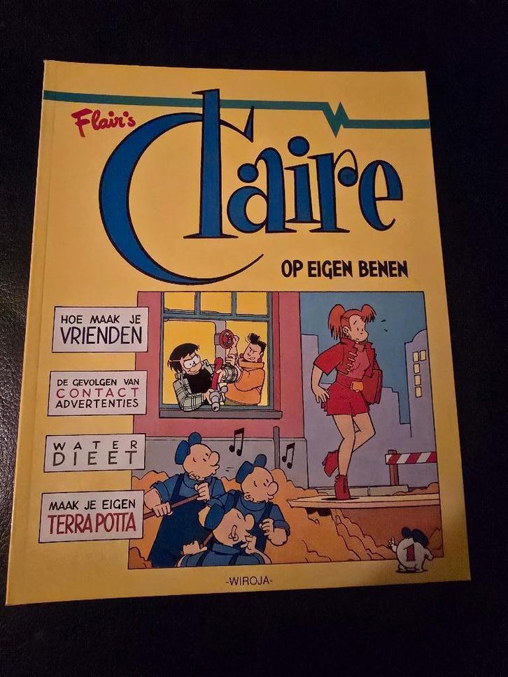 Claire strips 1 t/m 9, Boeken, Stripboeken, Zo goed als nieuw, Meerdere stripboeken, Ophalen of Verzenden