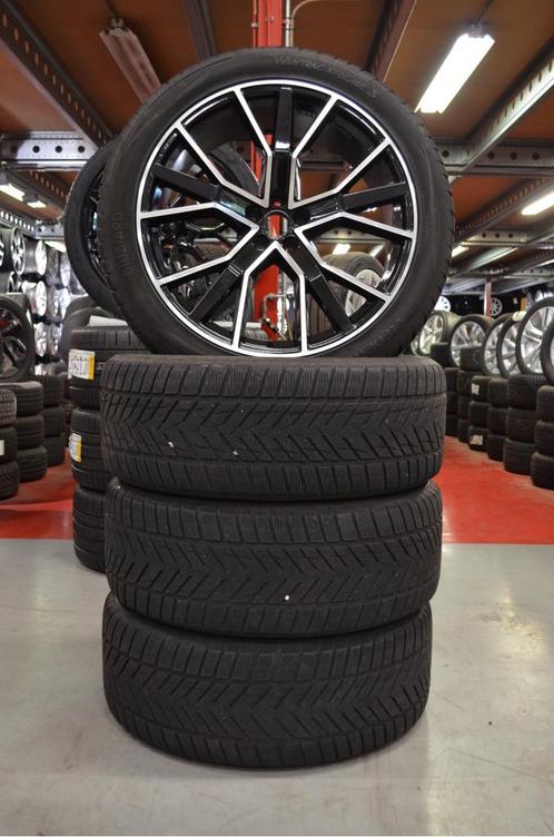 22" Audi Q8 Velgen 5x112 66.6 ET25 + Winterbanden, Auto-onderdelen, Banden en Velgen, Banden en Velgen, Winterbanden, Overige maten