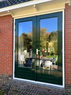 Terrasdeuren hardhout Thermopane - Zo goed als nieuw!, Doe-het-zelf en Verbouw, Gebruikt, 80 tot 100 cm, 215 cm of meer, Ophalen of Verzenden