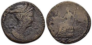 Romeinse munt, SABINA (Augusta, 128-137) .Rome.Sestertius beschikbaar voor biedingen