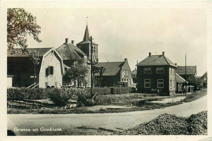 701391021 Goudriaan, Verzamelen, Ansichtkaarten | Nederland, Zuid-Holland, Voor 1920, Verzenden
