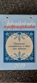 Scheurkalender tegeltjeswijsheden 2019, Diversen, Ophalen of Verzenden, Dagkalender, Gebruikt