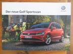 Volkswagen Golf Sportsvan (der neue) (nov. 2017), Boeken, Auto's | Folders en Tijdschriften, Nieuw, Volkswagen, Ophalen of Verzenden