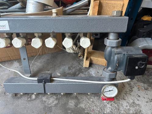 Therminon Vloerverwarming Verdeler 6 groeps met pomp, Doe-het-zelf en Verbouw, Verwarming en Radiatoren, Gebruikt, Overige typen
