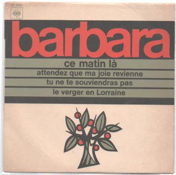 Barbara-  Ce Matin Lá-  EP beschikbaar voor biedingen