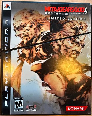 Metal Gear Solid 4: Guns of the Patriots – Limited Edition beschikbaar voor biedingen