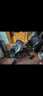 Dubbele kinderwagen, Ophalen, Gebruikt, Overige merken, Regenhoes