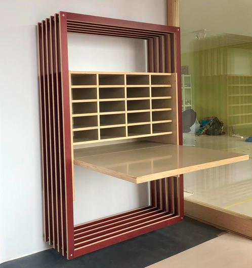 Secretaire ‘klapbureau’, Huis en Inrichting, Bureaus, Zo goed als nieuw, Ophalen