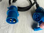 Nieuwe CEE Verloop kabel 1.50m / 3x 2,5 vierkante mm, Doe-het-zelf en Verbouw, Ophalen of Verzenden, Nieuw, Kabel of Snoer