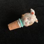 porseleinen flessenstop guitig meisjeskopje, Antiek en Kunst, Ophalen of Verzenden