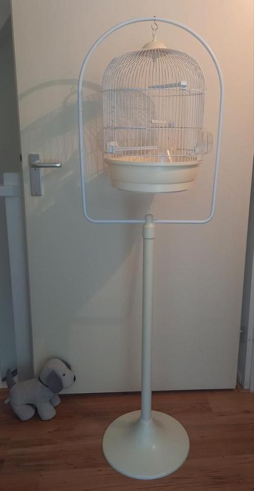 Kanarie kooi met standaard enz., Dieren en Toebehoren, Vogels | Hokken en Kooien, Gebruikt, Vogelkooi, Ophalen of Verzenden