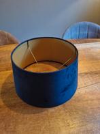 Light en living lampenkap velvet zwart/goudkleurig, Huis en Inrichting, Lampen | Lampenkappen, 25 tot 50 cm, Zwart, Rond, Ophalen of Verzenden