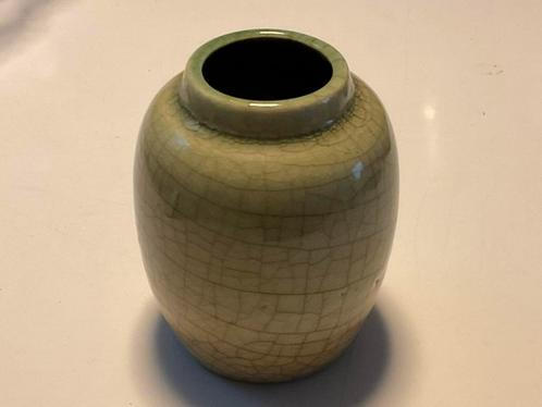 Pieter Groeneveldt: vaas met raku-glazuur 9 cm ca. 1965 1/2, Antiek en Kunst, Antiek | Keramiek en Aardewerk, Ophalen of Verzenden
