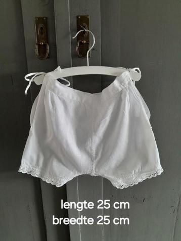 Brocante Franse kinder culotte onderbroek beschikbaar voor biedingen