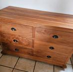 Teak houten ladekast - 120cm breed, Ophalen, Gebruikt, 100 tot 150 cm, Teakhout
