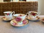 6 Engelse kop-en-schotelsets Royal Albert Paragon Bone China, Ophalen of Verzenden