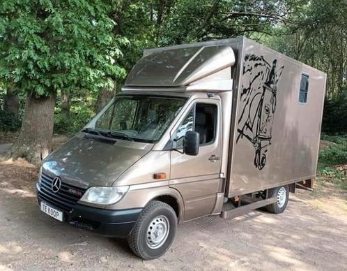 Te koop goed onderhouden Mercedes 308 CDI paardenwagen, Dieren en Toebehoren, Paarden en Pony's | Trailers en Aanhangwagens, Gebruikt