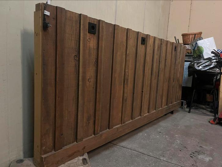 Houten bar voor buiten of overkapping, Tuin en Terras, Tuinschermen, Zo goed als nieuw, Hout, 200 cm of meer, Ophalen of Verzenden