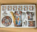 17 pcs Japans Servies Antiek IMARI theepot kop schotel pauw, Antiek en Kunst, Antiek | Servies los, Ophalen of Verzenden