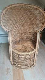 Rieten Koningsstoel, Huis en Inrichting, Fauteuils, Ophalen