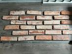 Rest partij steenstrips 1,5 m2, Doe-het-zelf en Verbouw, Metselstenen, Ophalen, Zo goed als nieuw, Bakstenen