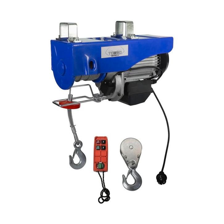 Elektrische Takel Draadloos 500 / 990kg 230V, Doe-het-zelf en Verbouw, Lieren en Takels, Zo goed als nieuw, Ophalen