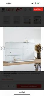 Glazen Vitrinekast - Perfect voor Presentatie!, Huis en Inrichting, Kasten | Vitrinekasten, Met plank(en), 100 tot 150 cm, Ophalen of Verzenden