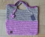 Tote bag gehaakte tas met gratis bag charm roze zand, Sieraden, Tassen en Uiterlijk, Tassen | Damestassen, Ophalen of Verzenden
