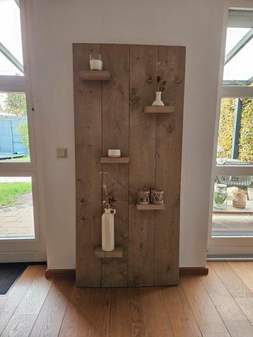 Stoer Wandbord Steigerhout 180x80cm beschikbaar voor biedingen