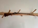 Antiek dubbelloops percussie jachtgeweer Dijon, voor 1870, Antiek en Kunst, Ophalen of Verzenden