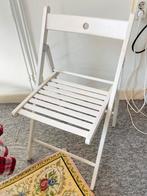 Ikea FRÖVSI klapstoel wit, Ophalen, Simpel, Wit, Zo goed als nieuw