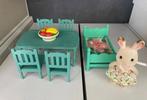 Sylvanian Families Set - Tafel, Bed & Konijn, Ophalen of Verzenden, Zo goed als nieuw, Overige typen