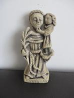 Beeld Sint Christoffel in antieke stijl, gemalen steen Frans, Ophalen of Verzenden, Gebruikt, Beeld(je), Christendom | Katholiek