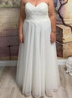 Mooie strapless trouwjurk, Kleding | Dames, Trouwkleding en Trouwaccessoires, Ophalen, Zo goed als nieuw, Wit, Trouwjurk