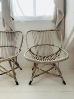 Vintage rotan kinderstoelen , 2 stuks, Kinderen en Baby's, Kinderstoelen, Ophalen, Gebruikt, Overige typen