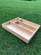 4 vaks, houten bestekbak, Ophalen of Verzenden, Gebruikt, Hout