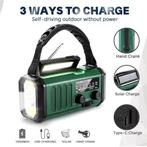 Noodradio - Opwindbaar met Slinger - Zonnepaneel - Powerbank, Theodoor Colenbranderhof 9, 3059LC Rotterdam, Nederland, Info@currentcomponents.nl