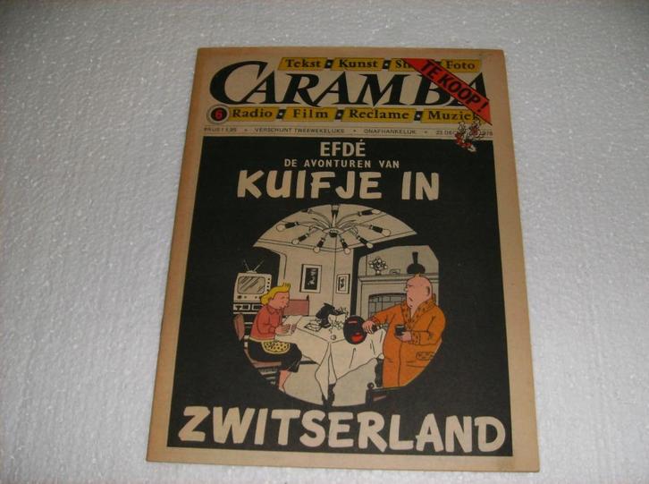 Kuifje in Zwitserland Caramba, Boeken, Stripboeken, Zo goed als nieuw, Eén stripboek, Ophalen