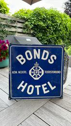 Emaille reclamebord HOTEL Anwb langcat Bussum, Ophalen of Verzenden
