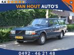 Volvo 240 2.0i Polar LPG (bj 1993), Auto's, Oldtimers, Zwart, Blauw, Origineel Nederlands, Handgeschakeld