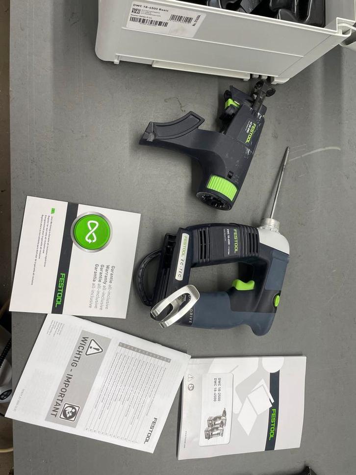 Festool DWC 18 Basic - Zo Goed Als Nieuw!, Doe-het-zelf en Verbouw, Gereedschap | Boormachines, Zo goed als nieuw, Boor- en Schroefmachine