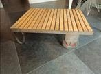 Houten serveerwagen / industriële salontafel, 100 tot 150 cm, Minder dan 50 cm, Rechthoekig, 50 tot 100 cm