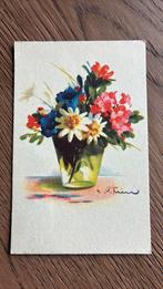 C.KLEIN. Vaas met bloemen., Ophalen of Verzenden, 1920 tot 1940, Gelopen, Overige thema's
