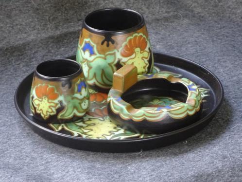 Goedewagen plateel Rookset, Antiek en Kunst, Antiek | Keramiek en Aardewerk, Ophalen of Verzenden
